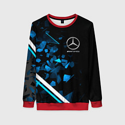 Женский свитшот Mercedes AMG Осколки стекла