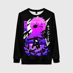 Женский свитшот Chainsaw Man: Человек-бензопила