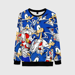 Женский свитшот SONIC ПАТТЕРН СОНИК