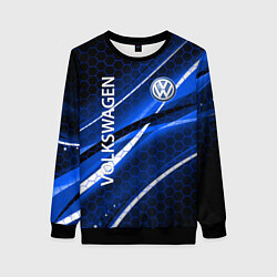 Свитшот женский VOLKSWAGEN LOGO SPORT, цвет: 3D-черный