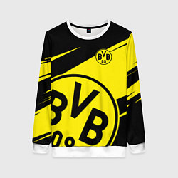 Свитшот женский BORUSSIA BVB 09 LOGO, цвет: 3D-белый