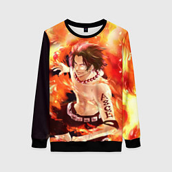 Свитшот женский ONE PIECE ASCE HERO, цвет: 3D-черный