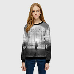 Свитшот женский DEATH STRANDING PRESIDENT USA, цвет: 3D-черный — фото 2