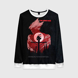 Свитшот женский One Punch-Man эпичный Гароу, цвет: 3D-белый