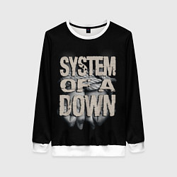Свитшот женский System of a Down, цвет: 3D-белый