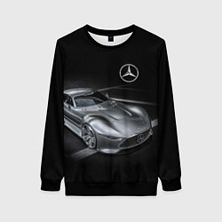 Свитшот женский Mercedes-Benz motorsport black, цвет: 3D-черный