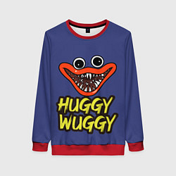 Свитшот женский Huggy Wuggy: Smile, цвет: 3D-красный