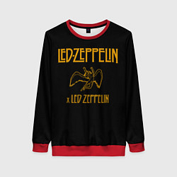 Свитшот женский Led Zeppelin x Led Zeppelin, цвет: 3D-красный