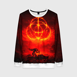 Женский свитшот Алое Пламя и Рыцарь ER