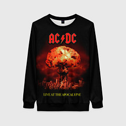 Женский свитшот Live at the Apocalypse - ACDC