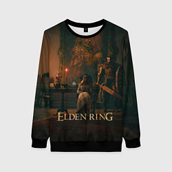 Свитшот женский Elden Ring - Королева, цвет: 3D-черный