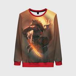 Свитшот женский DOTA 2 ДЖАГЕРНАУТ, цвет: 3D-красный