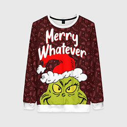 Женский свитшот ГРИНЧ GRINCH WHATEVER