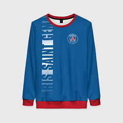 Свитшот женский PSG PARIS SAINT GERMAIN WHITE LINE SPORT, цвет: 3D-красный