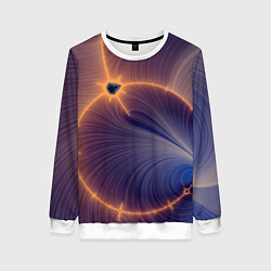 Свитшот женский Black Hole Tribute design, цвет: 3D-белый