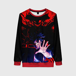 Женский свитшот Аста и его черный демон Черный клевер