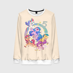 Свитшот женский G5 My Little Pony, цвет: 3D-белый
