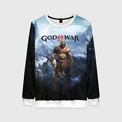 Свитшот женский Великий God of War Z, цвет: 3D-белый