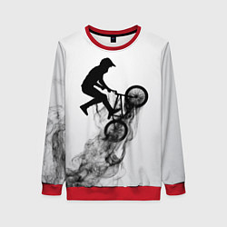 Свитшот женский ВЕЛОСПОРТ BMX Racing, цвет: 3D-красный