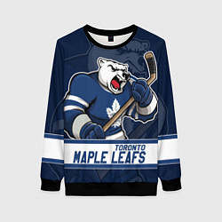 Женский свитшот Торонто Мейпл Лифс, Toronto Maple Leafs Маскот
