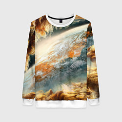 Женский свитшот Песчаный Космос