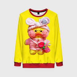 Свитшот женский УТЯ УТОЧКА ЛАЛАФАНФАН, цвет: 3D-красный