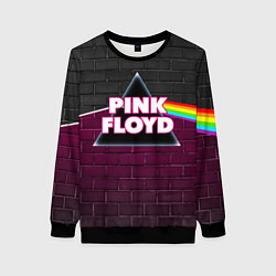 Свитшот женский PINK FLOYD ПИНК ФЛОЙД, цвет: 3D-черный