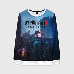 Свитшот женский Dying Light: Stay Human, цвет: 3D-белый