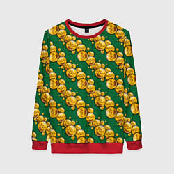 Женский свитшот Биткоины Криптовалюта