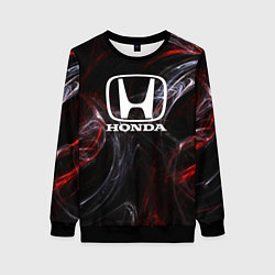 Свитшот женский Honda разводы, цвет: 3D-черный