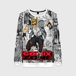 Свитшот женский Gray comix, цвет: 3D-белый
