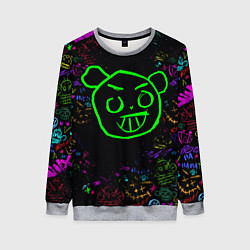 Женский свитшот League Of Legends граффити неон