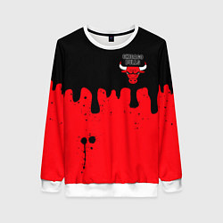 Женский свитшот Chicago Bulls Чикаго Буллз Логотип