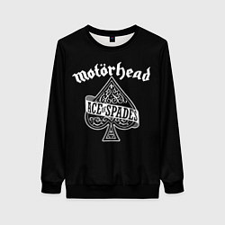 Свитшот женский Motorhead Моторхед, цвет: 3D-черный