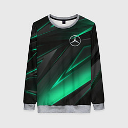 Женский свитшот MERCEDES-BENZ AMG NEON STRIPES PETRONAS