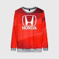 Свитшот женский HONDA хонда, цвет: 3D-меланж