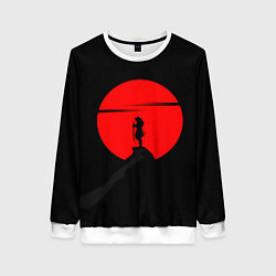 Женский свитшот SAMURAI RED MOON