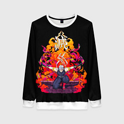 Свитшот женский Тенген Узуй Великолепный ниндзя Клинок Рассекающий, цвет: 3D-белый