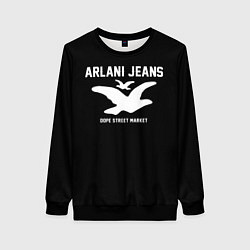 Свитшот женский Узор Black Orlani Jeans Dope Street Market, цвет: 3D-черный