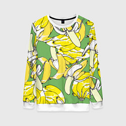 Женский свитшот Banana pattern Summer Food