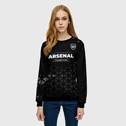 Свитшот женский Arsenal Форма Champions, цвет: 3D-черный — фото 2