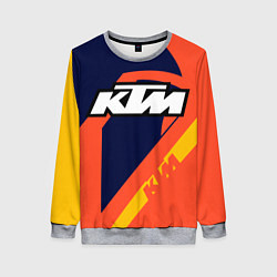 Свитшот женский KTM VINTAGE SPORTWEAR, цвет: 3D-меланж