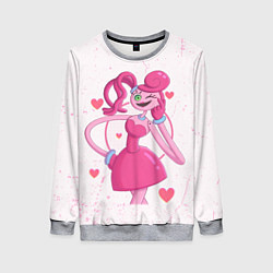 Свитшот женский POPPY PLAYTIME - Mommy long legs - Мамочка длинные, цвет: 3D-меланж