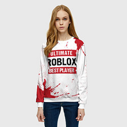 Свитшот женский Roblox Ultimate, цвет: 3D-белый — фото 2