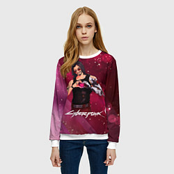 Свитшот женский Love Johnny, цвет: 3D-белый — фото 2