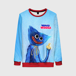 Свитшот женский Скромный Хаги Ваги, цвет: 3D-красный