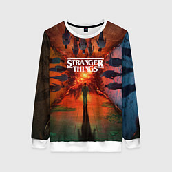 Свитшот женский Stranger Things 4 Измерения, цвет: 3D-белый