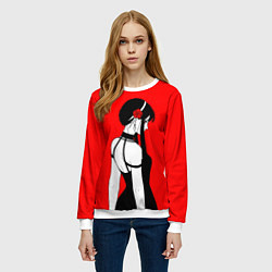 Свитшот женский Spy x Family Йор Форджер, цвет: 3D-белый — фото 2