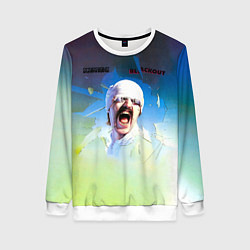 Свитшот женский Blackout - Scorpions, цвет: 3D-белый