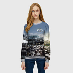 Свитшот женский Toyota Land Cruiser 200 V8, цвет: 3D-меланж — фото 2